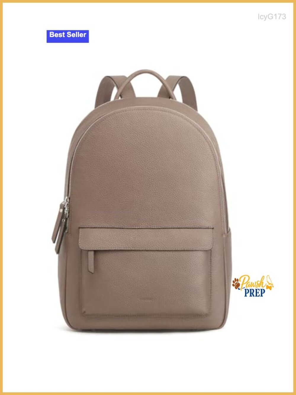 Genuine Leather Backpack Purse Women Classic Work Laptop Bag